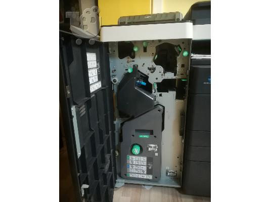PoulaTo: KONICA MINOLTA FINISHER ME ΣΥΡΡΑΦΗ ΣΤΗ ΜΕΣΗ ΓΙΑ BOOKLET ΚΑΙ ΣΥΡΡΑΦΗ ΔΕΞΙΑ Ή ΑΡΙΣΤΕΡΑ